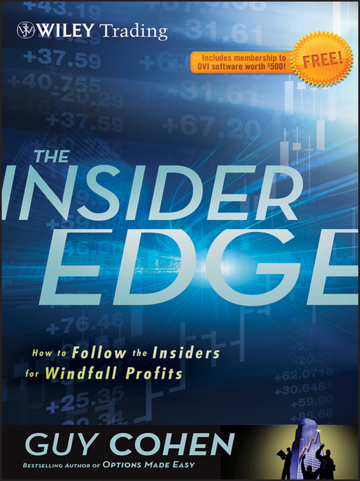 Title details for The Insider Edge by Guy Cohen - Available